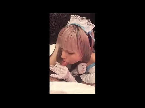 ❤️ Idole japonaise [mayuka], costume de soubrette, partie 1, pipe et branlette avec lotion ❤️❌ Porno de qualité at us ☑